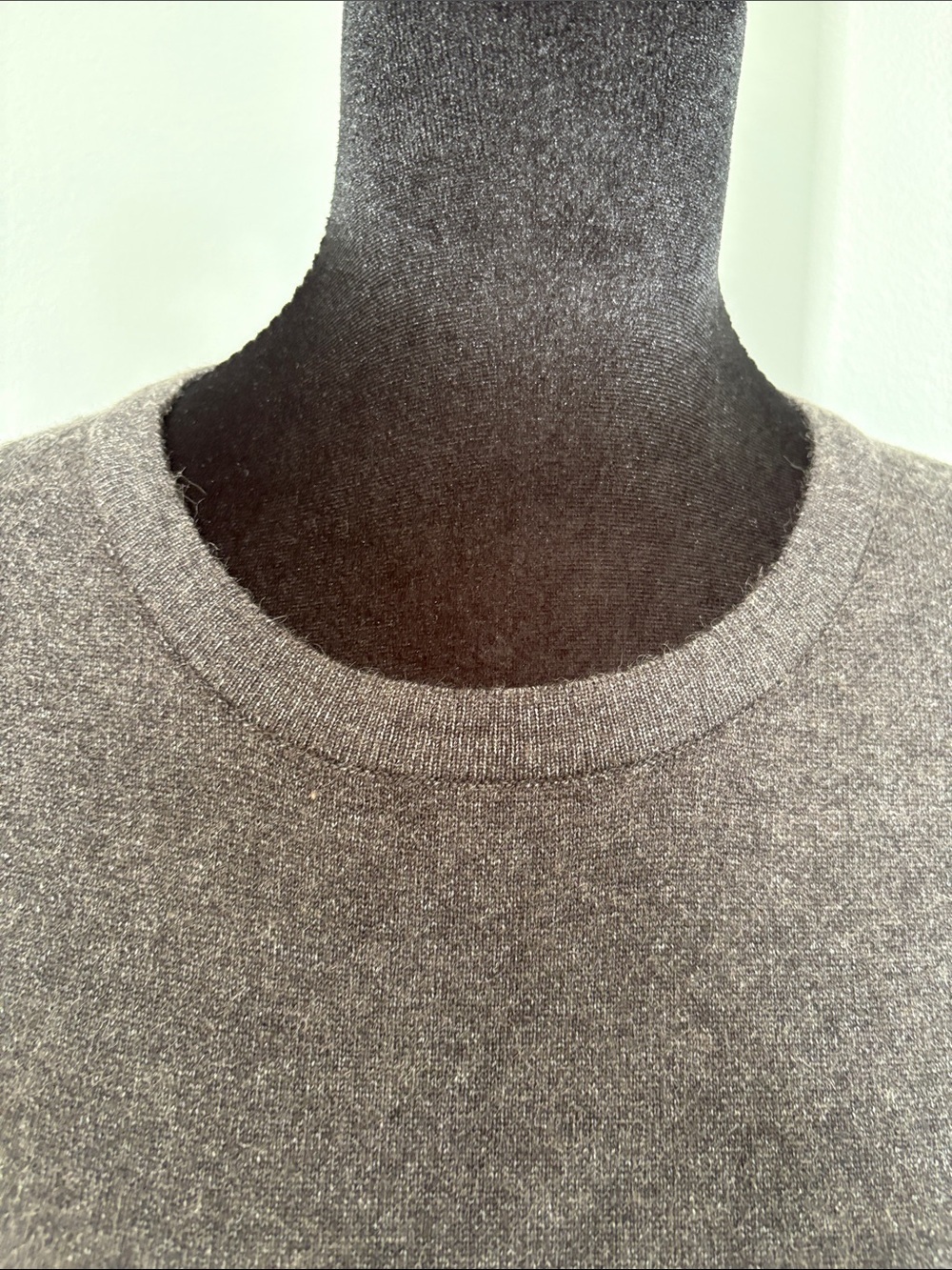 NWOT Women’s Long Sleeve Knit Dress in Dark Brown - Picture 4 of 6